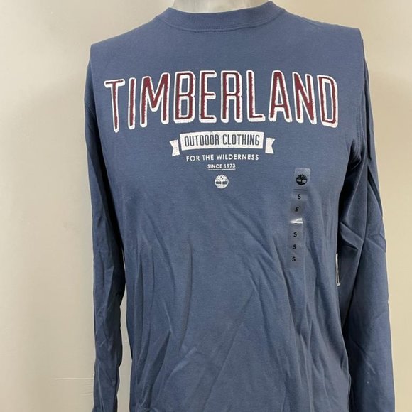 Timberland Men's LONG SLEEVE TURQUOISE T-Shirt 6208J-432 SIZE : L - Picture 1 of 6